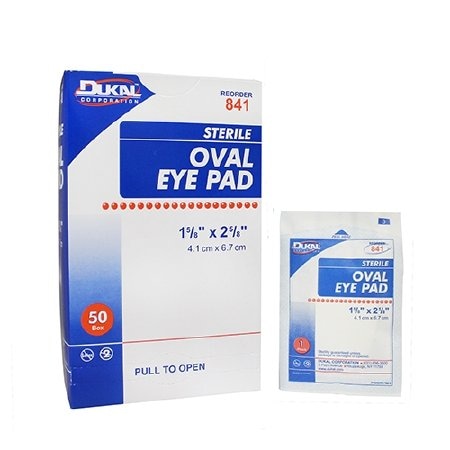 Dukal Sterile Eye Pads, 50PK 841